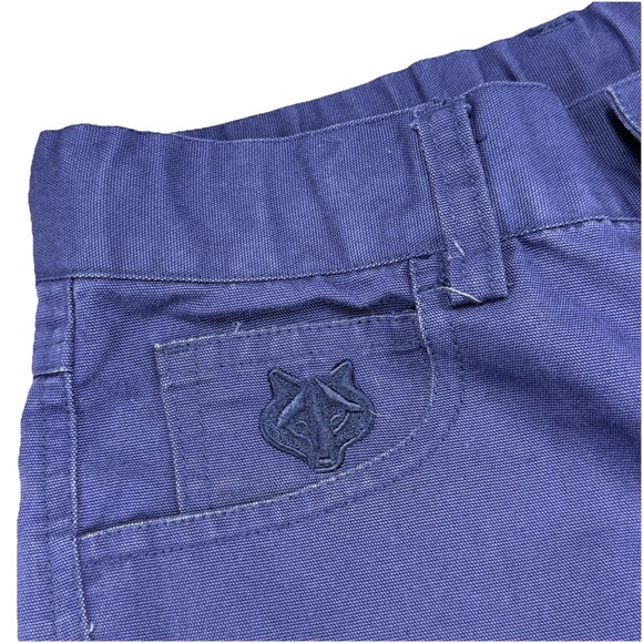 Official‎ Boy Scout Uniform Shorts Youth 10 Navy Canvas Olive BSA Cargo Kids - Picture 1 of 9